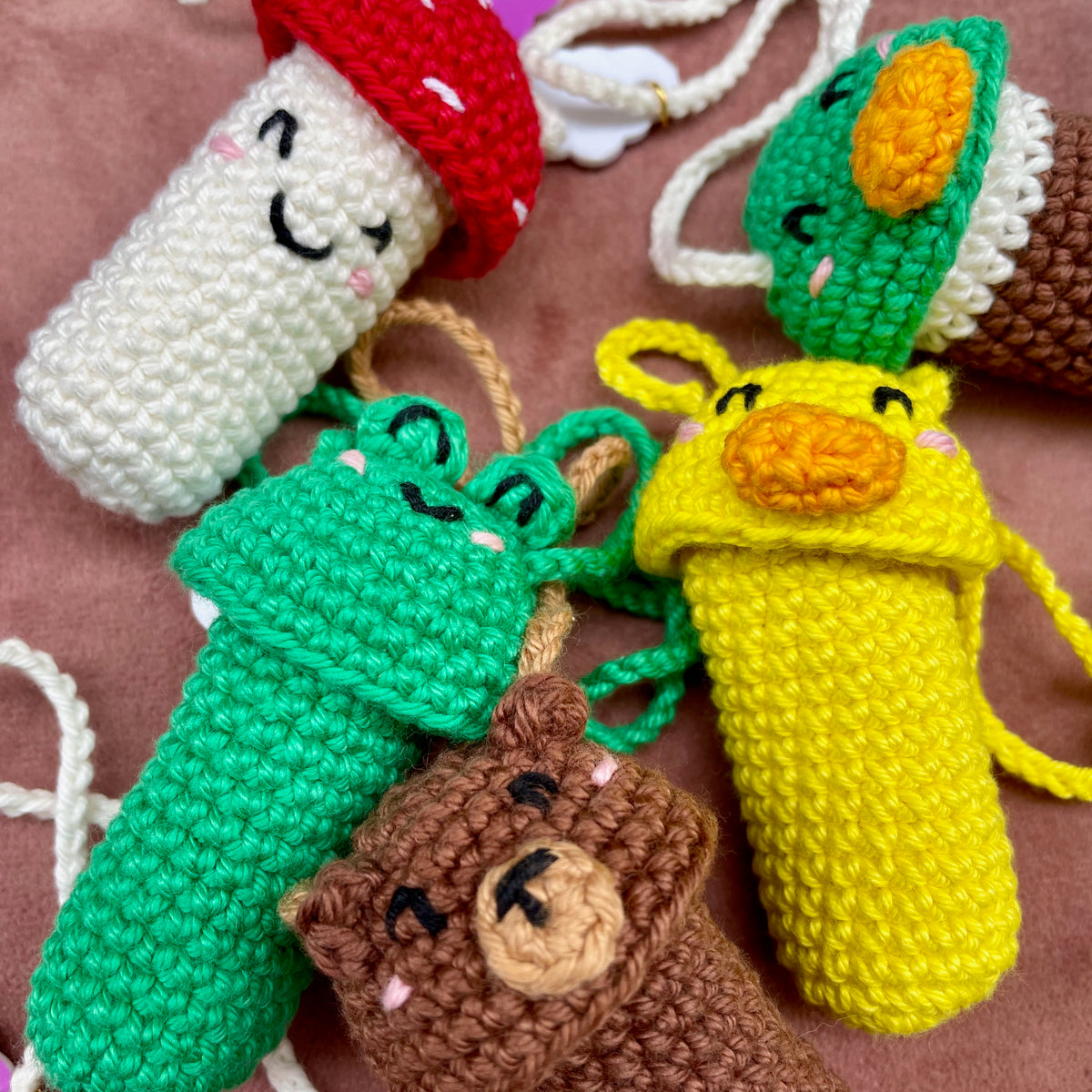 Porte Baume à Lèvre en crochet