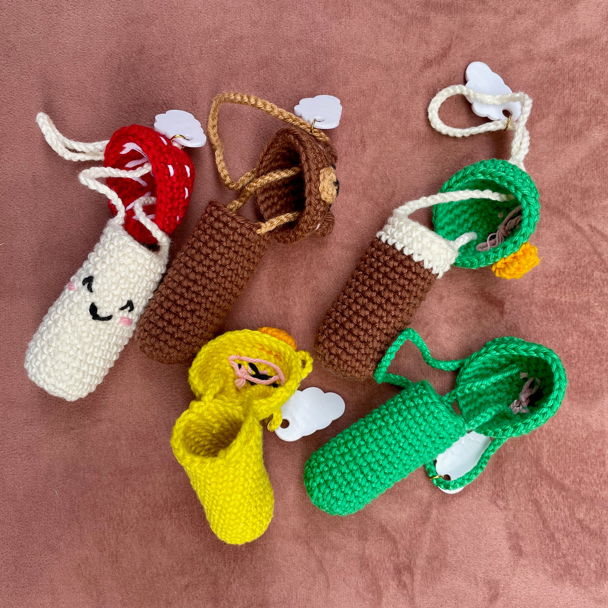 Porte Baume à Lèvre en crochet