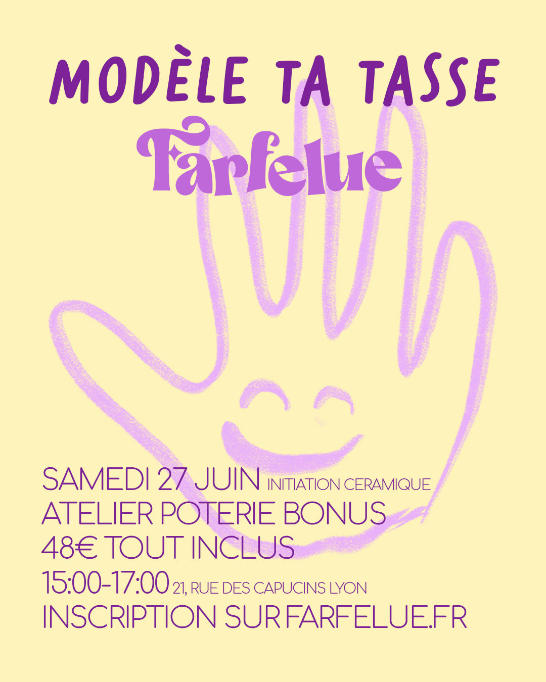 Atelier Poterie BONUS 𝗠𝗼𝗱𝗲𝗹𝗲 𝘁𝗮 𝘁𝗮𝘀𝘀𝗲