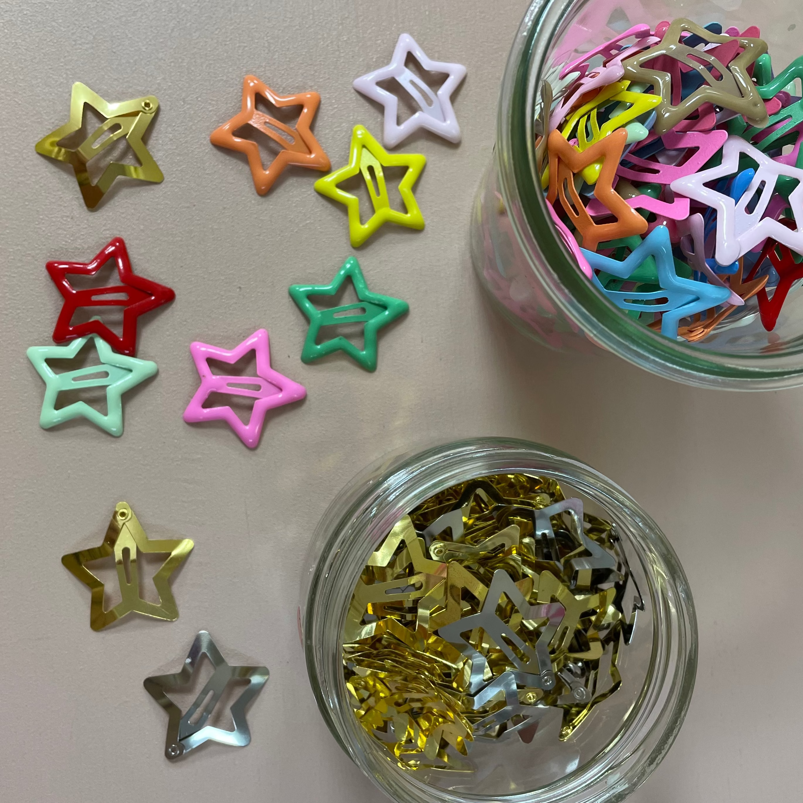 Barrette en forme d'étoile