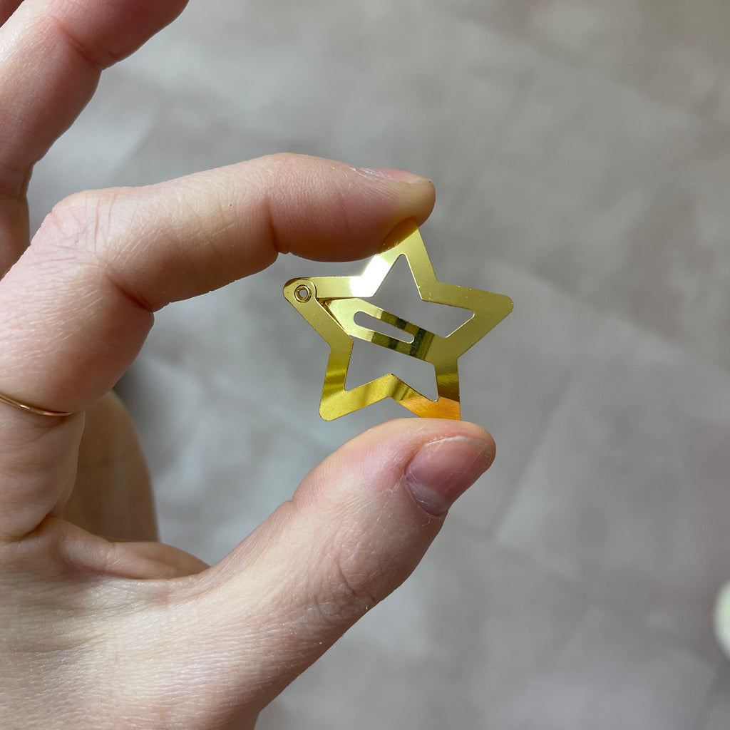 Barrette en forme d'étoile