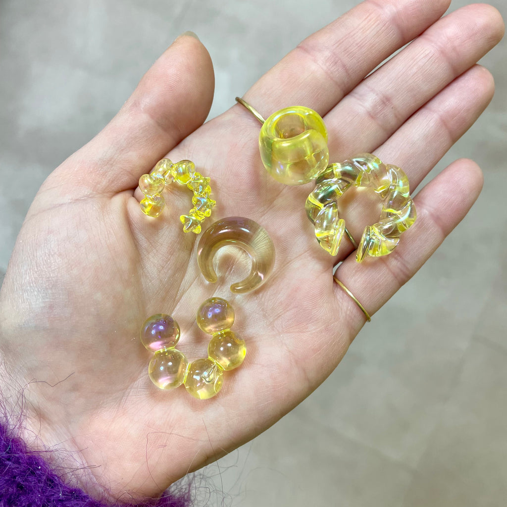 Bague d'Oreille transparente