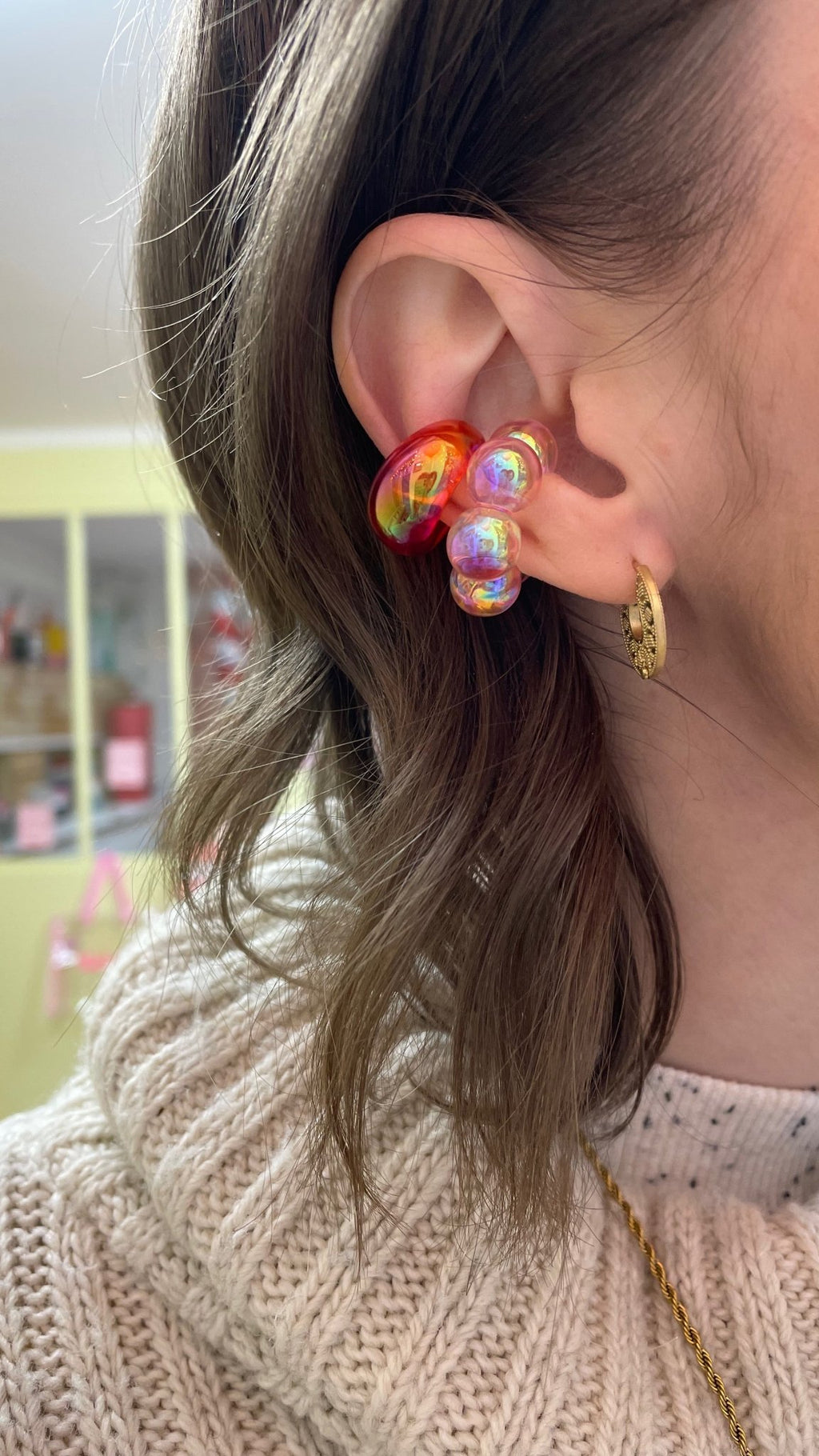 Bague d'Oreille transparente - Farfelue