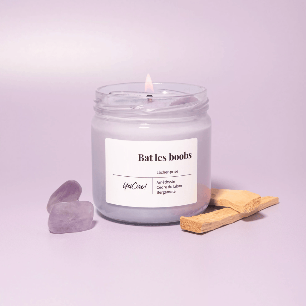 Bougie Lithothérapie Yes Cire - Farfelue