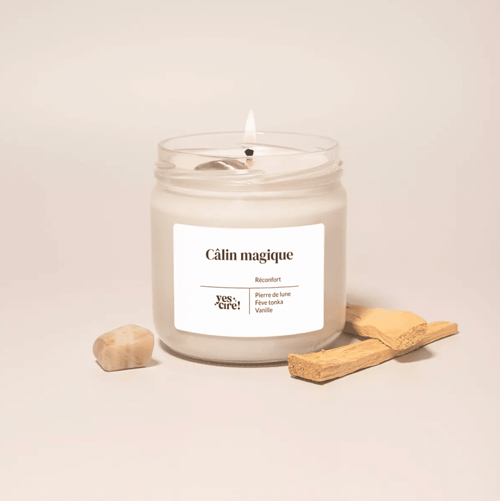 Bougie Lithothérapie Yes Cire - Farfelue
