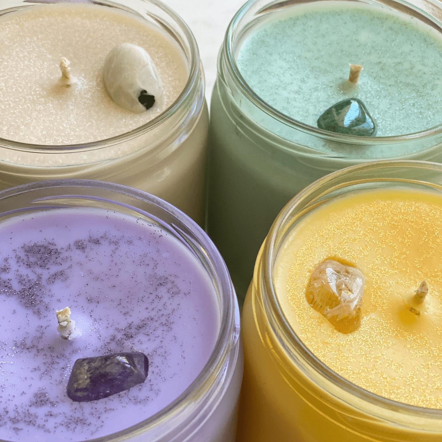 Bougie Lithothérapie Yes Cire - Farfelue