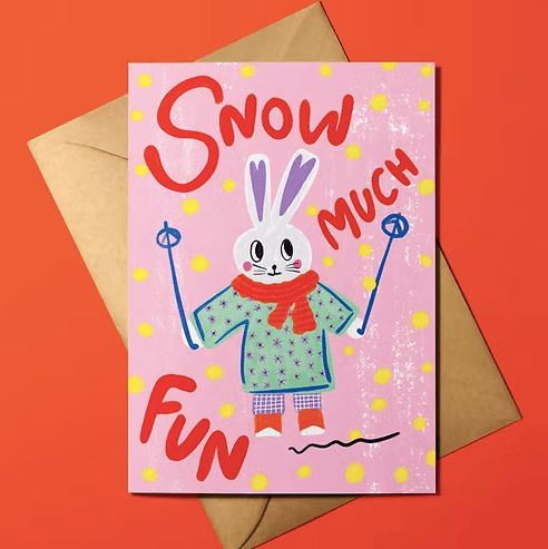 Carte de Voeux Eddie Baehr (avec enveloppe) - Farfelue