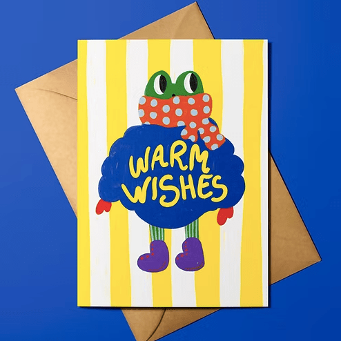 Carte de Voeux Eddie Baehr (avec enveloppe) - Farfelue