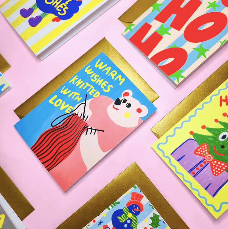 Carte de Voeux Eddie Baehr (avec enveloppe) - Farfelue