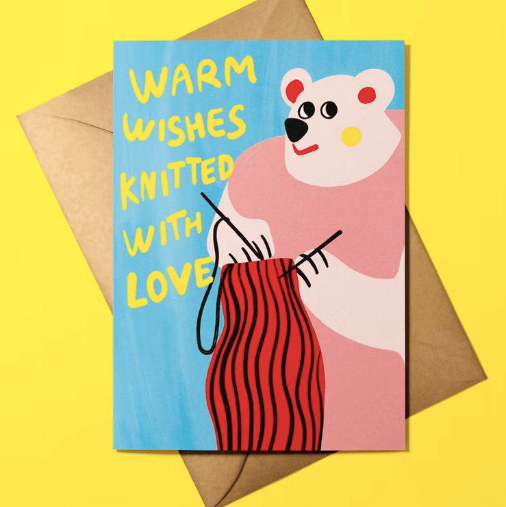 Carte de Voeux Eddie Baehr (avec enveloppe) - Farfelue