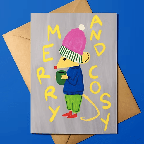 Carte de Voeux Eddie Baehr (avec enveloppe) - Farfelue