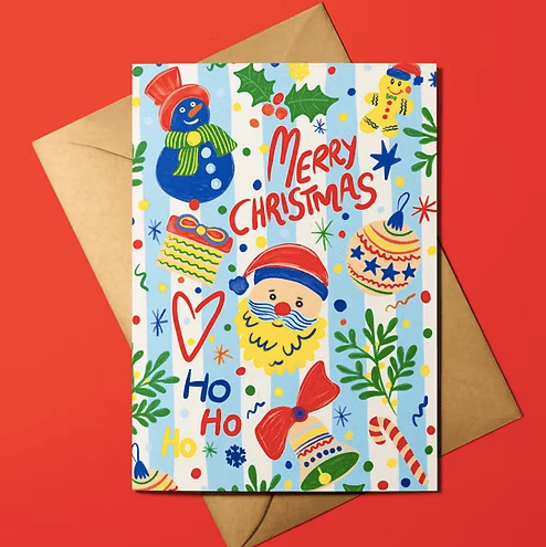 Carte de Voeux Eddie Baehr (avec enveloppe) - Farfelue