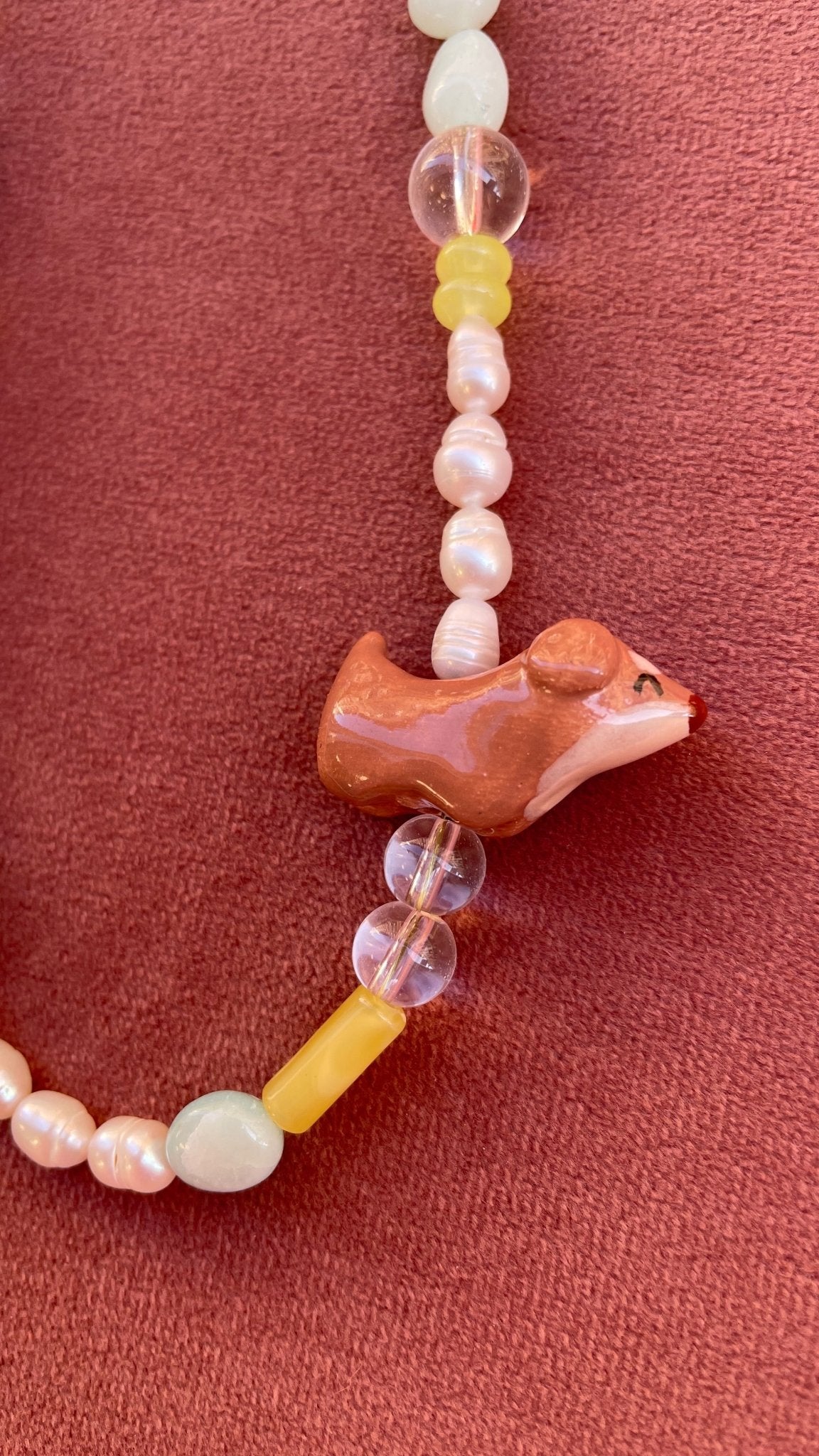 Collier en perles FARFELUE x MIMIBAZAR - Farfelue