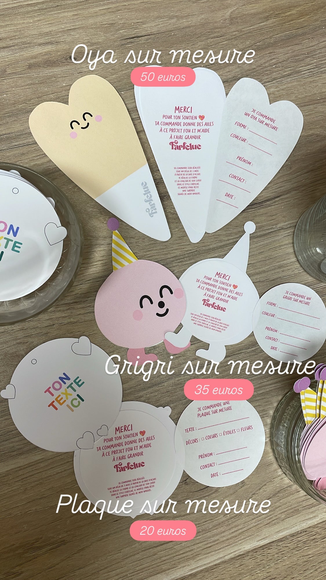 Commande sur mesure - Farfelue