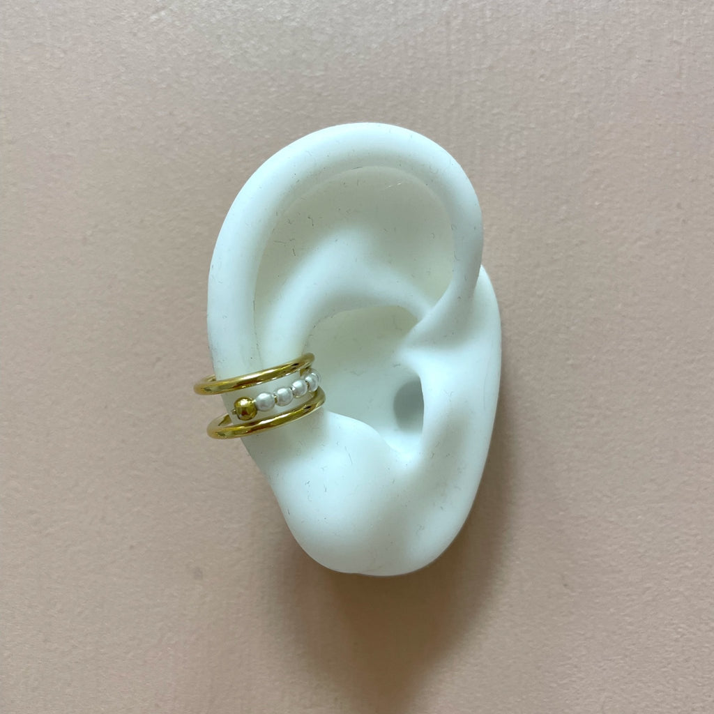 Earcuff / Bague d'oreille en acier inoxydable - Farfelue