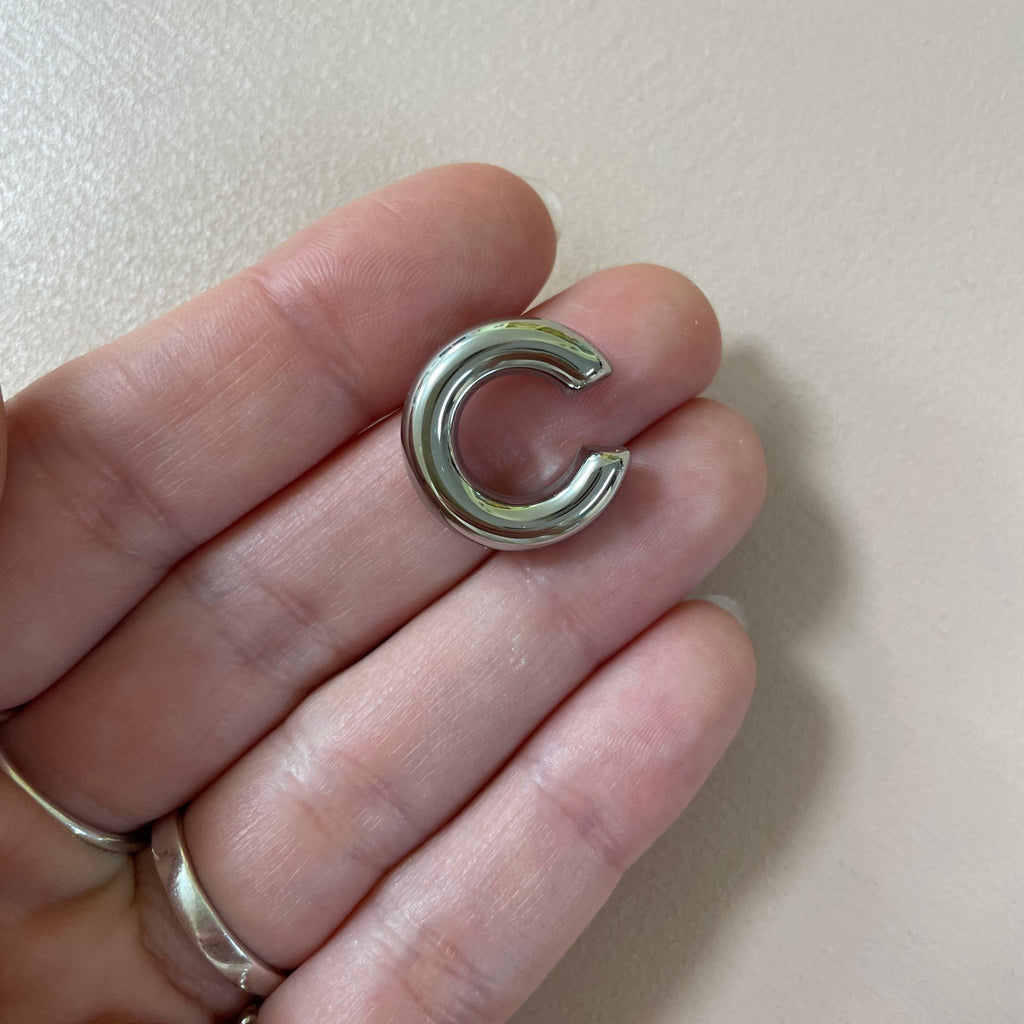 Earcuff / Bague d'oreille en acier inoxydable - Farfelue