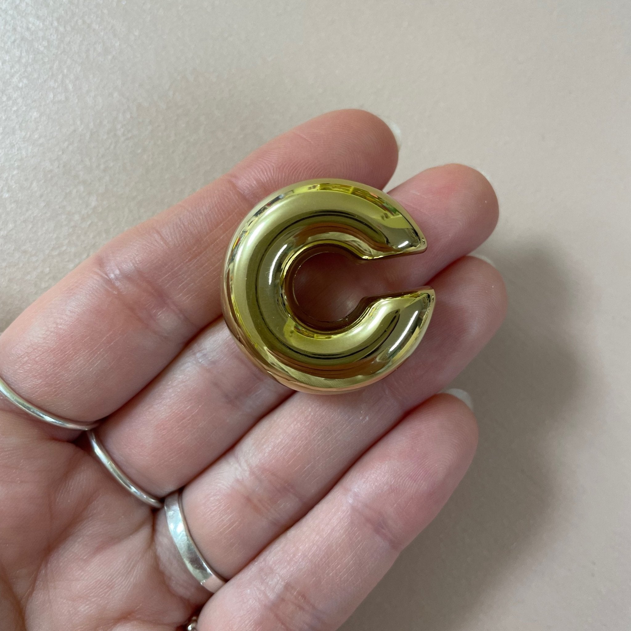Earcuff / Bague d'oreille en acier inoxydable - Farfelue