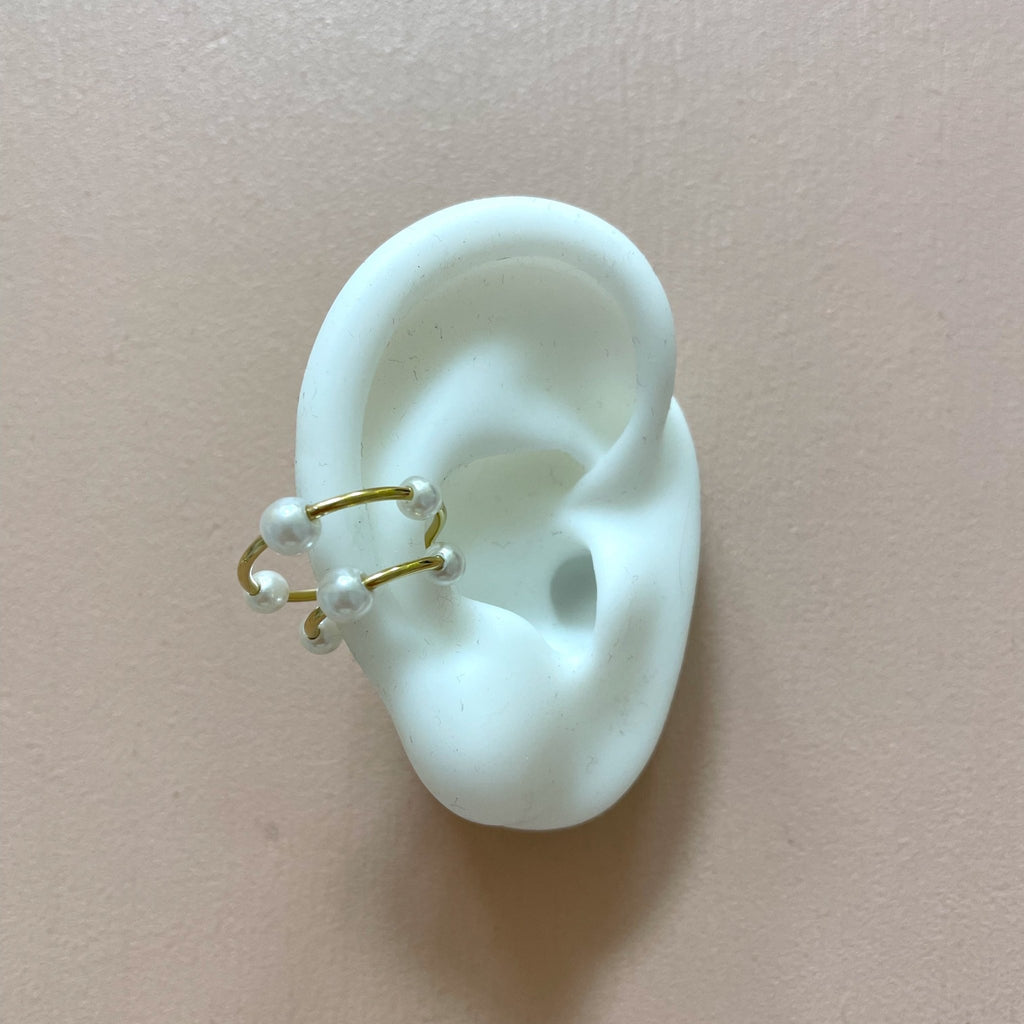 Earcuff / Bague d'oreille en acier inoxydable - Farfelue