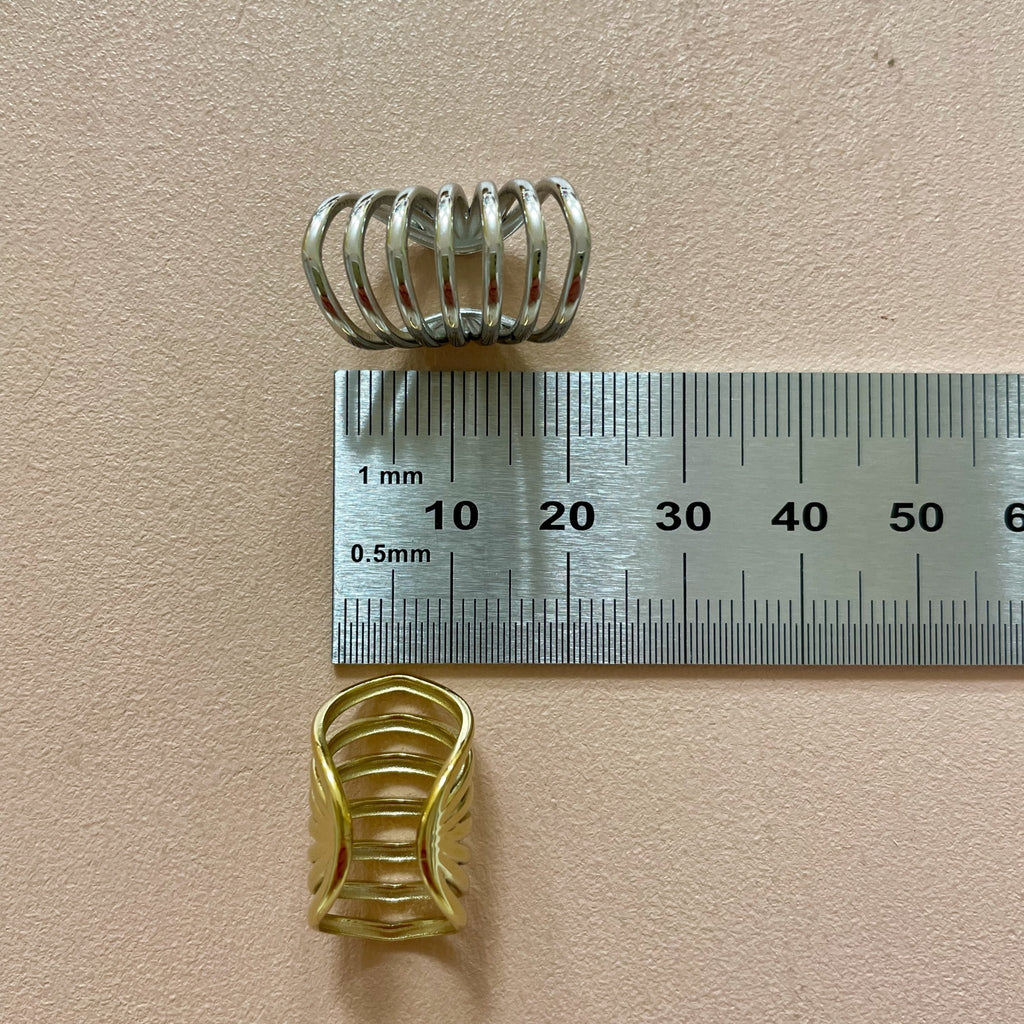 Earcuff / Bague d'oreille en acier inoxydable - Farfelue
