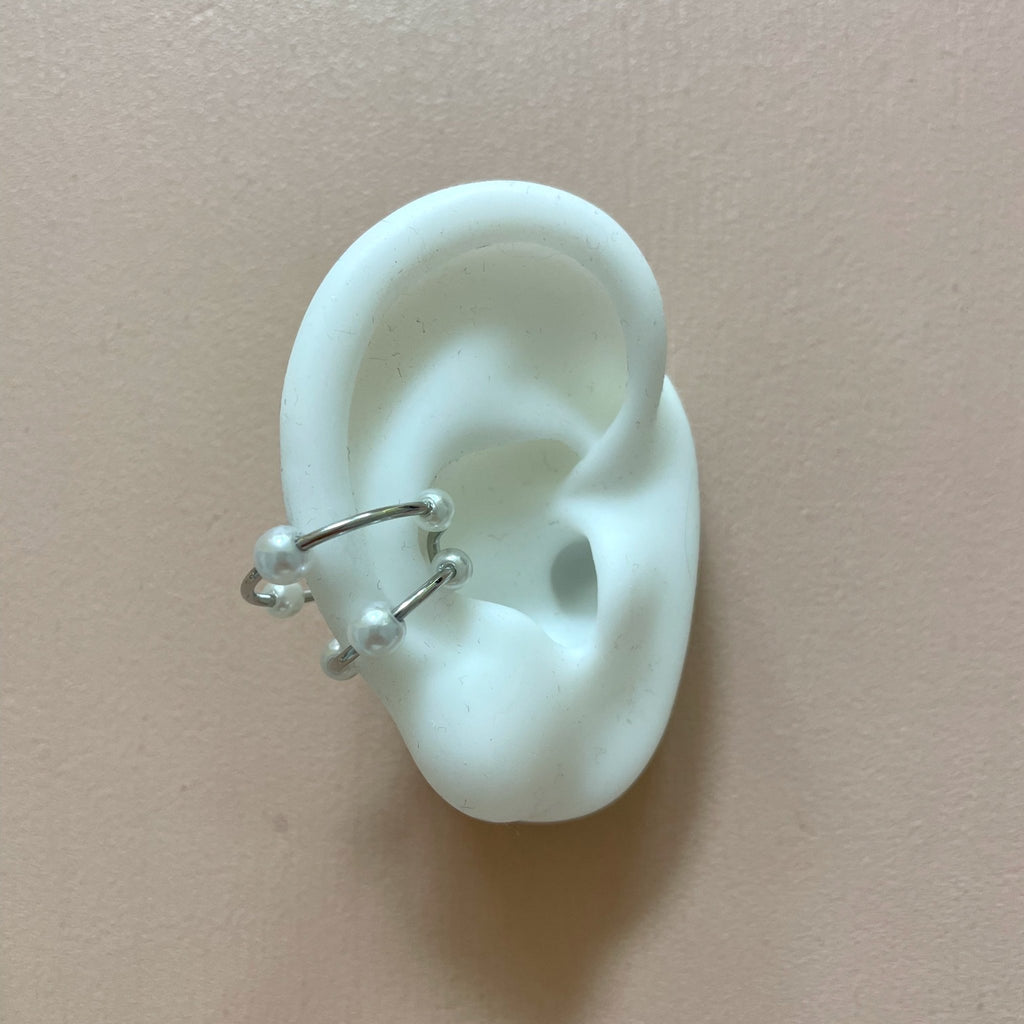 Earcuff / Bague d'oreille en acier inoxydable - Farfelue