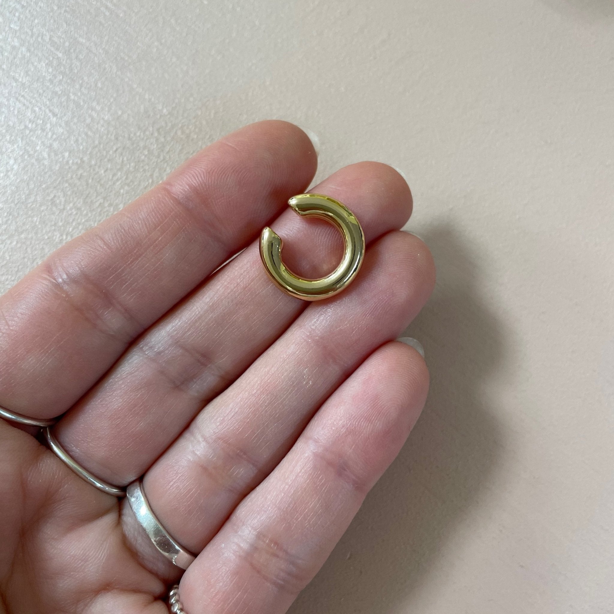 Earcuff / Bague d'oreille en acier inoxydable - Farfelue