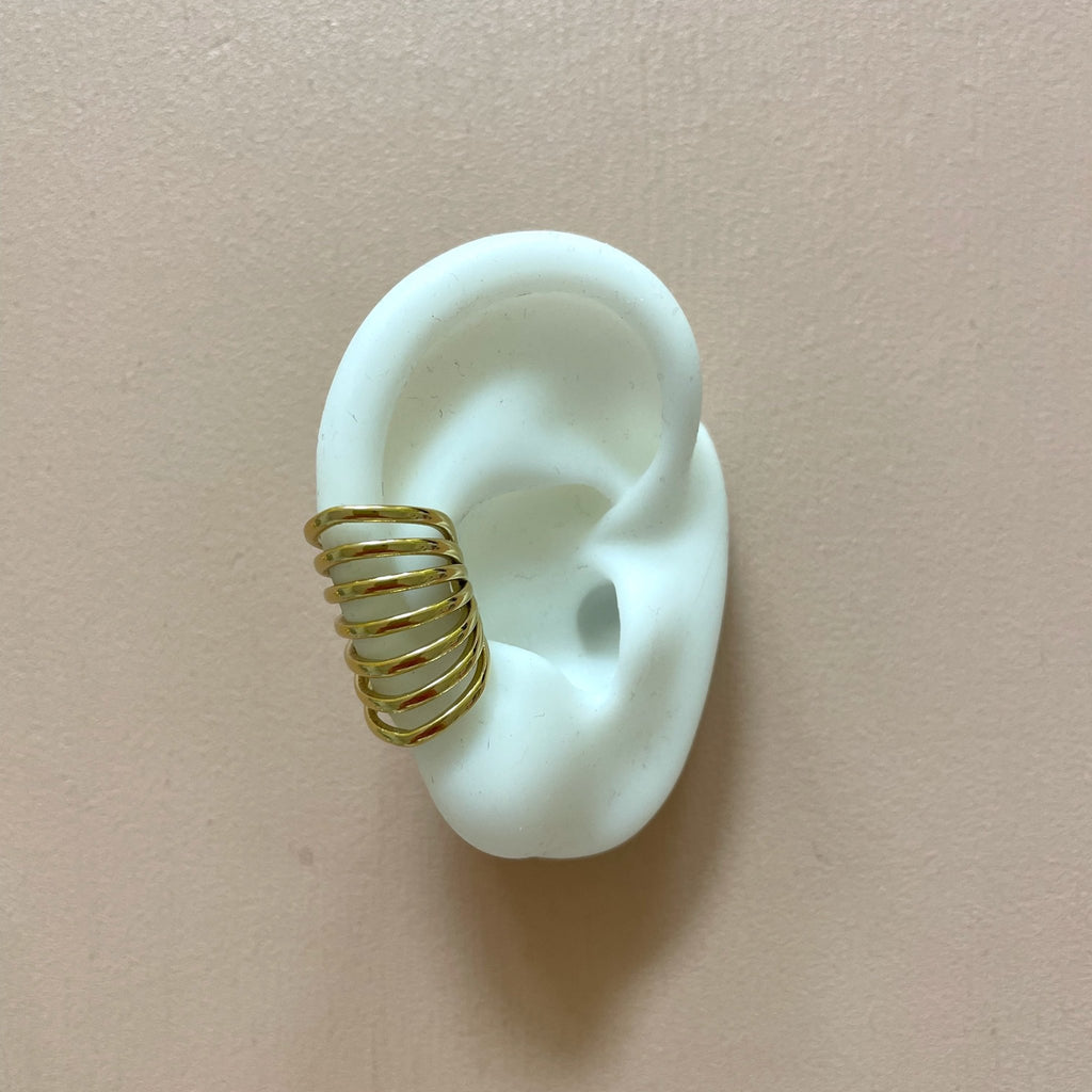 Earcuff / Bague d'oreille en acier inoxydable - Farfelue