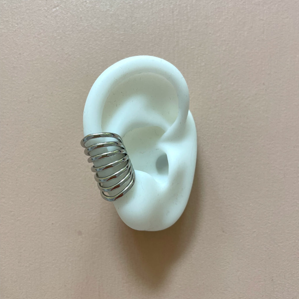 Earcuff / Bague d'oreille en acier inoxydable - Farfelue