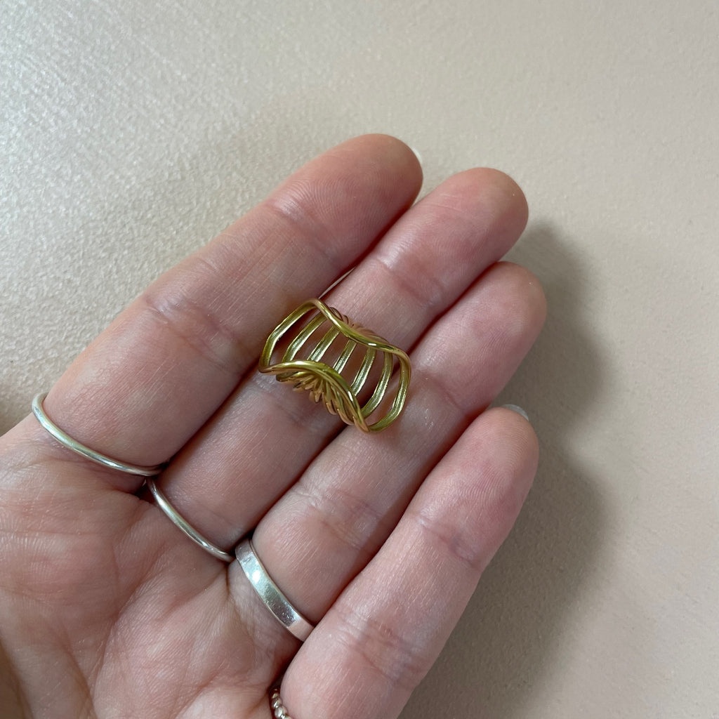 Earcuff / Bague d'oreille en acier inoxydable - Farfelue