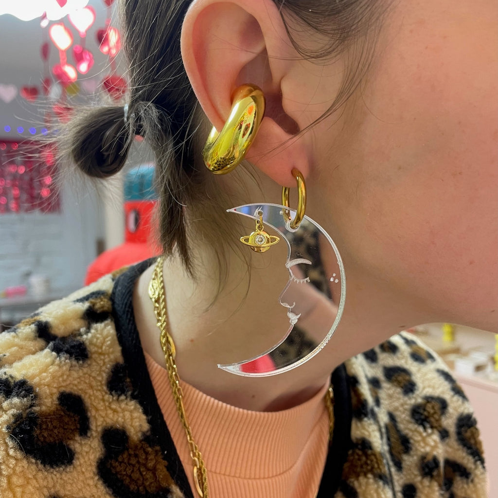 Earcuff / Bague d'oreille en acier inoxydable - Farfelue