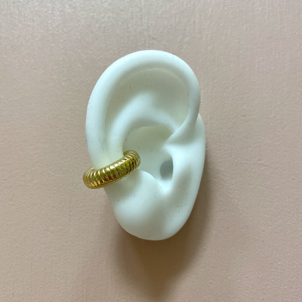Earcuff / Bague d'oreille en acier inoxydable - Farfelue