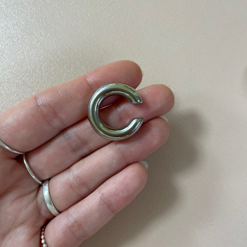 Earcuff / Bague d'oreille en acier inoxydable - Farfelue