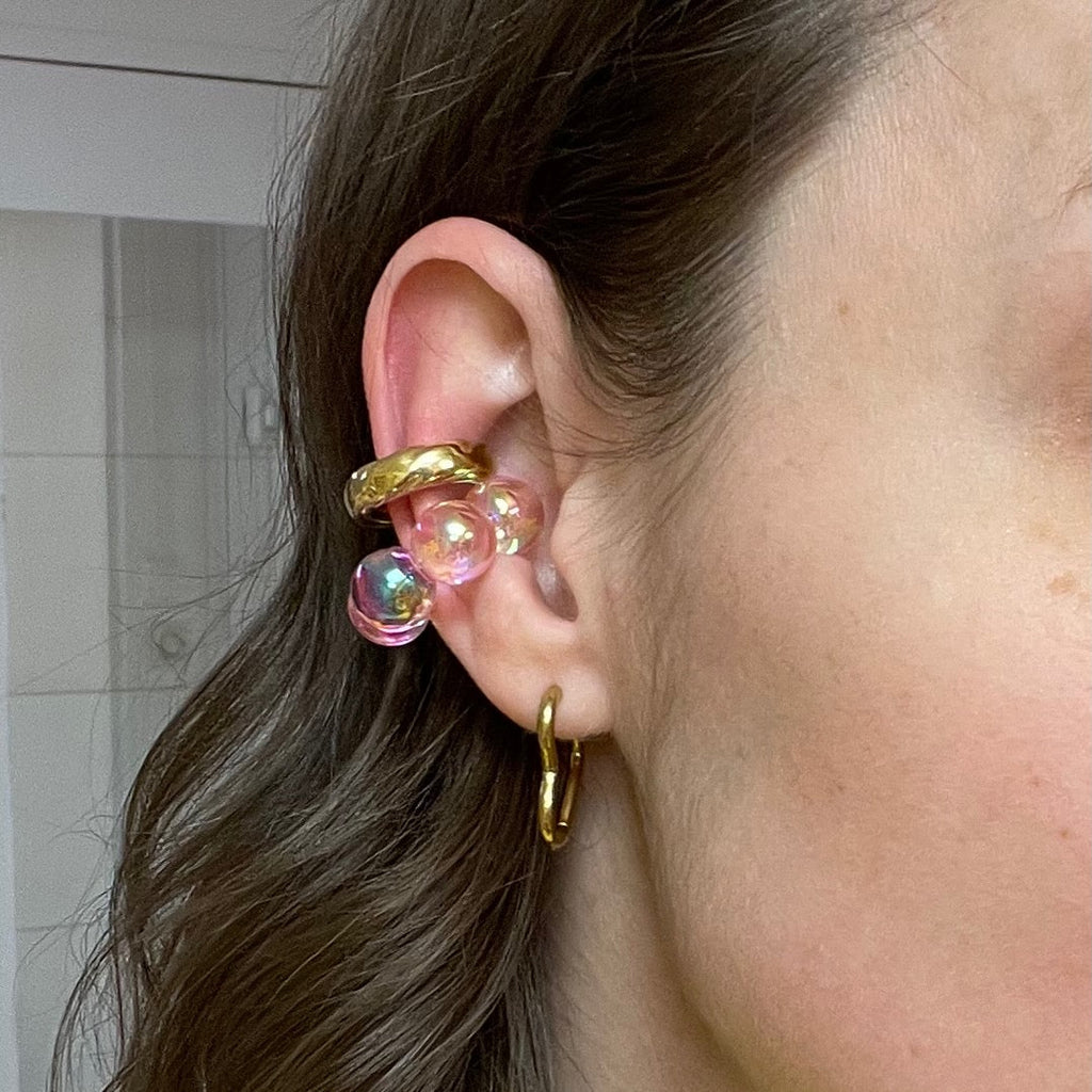 Earcuff / Bague d'oreille en acier inoxydable - Farfelue