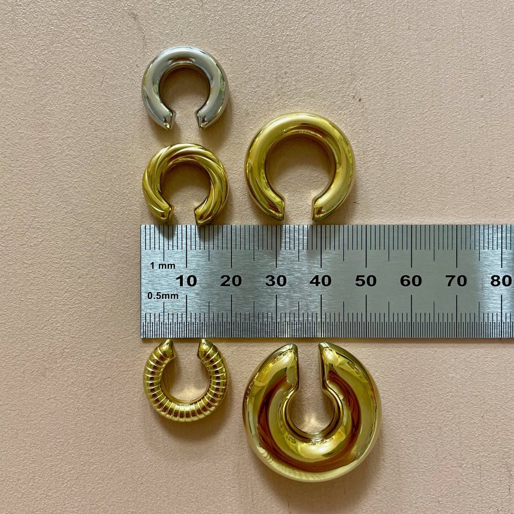 Earcuff / Bague d'oreille en acier inoxydable - Farfelue