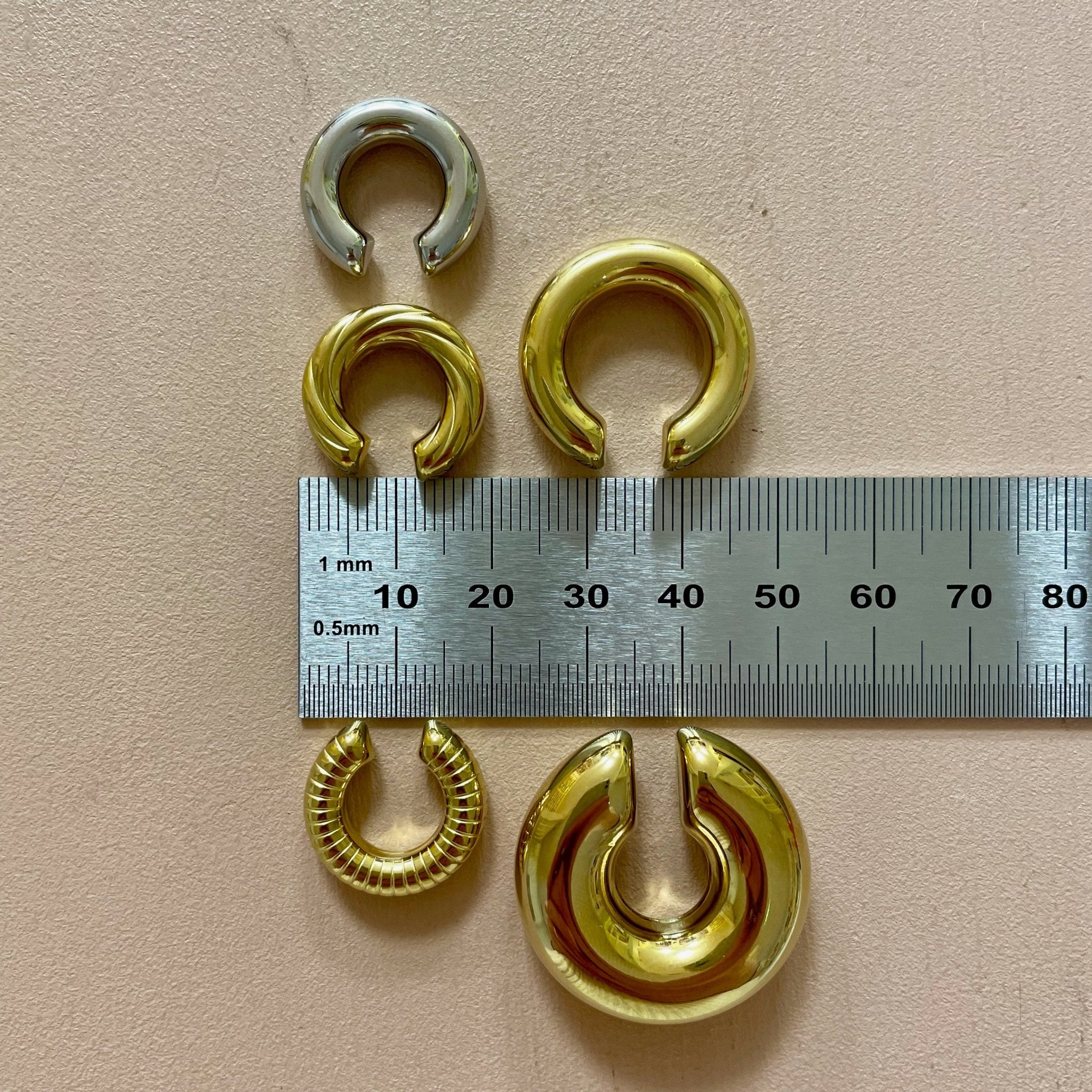 Earcuff / Bague d'oreille en acier inoxydable - Farfelue