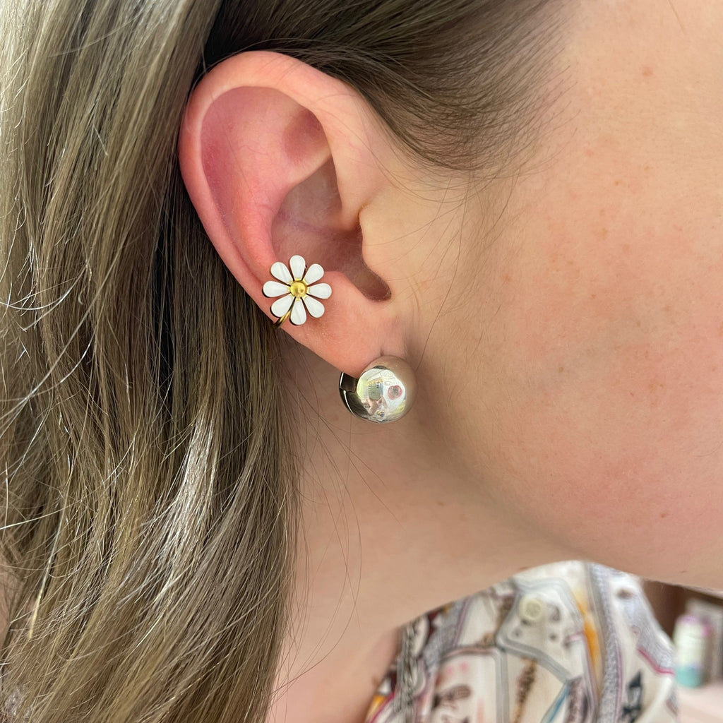 Earcuff / Bague d'oreille en acier inoxydable - Farfelue