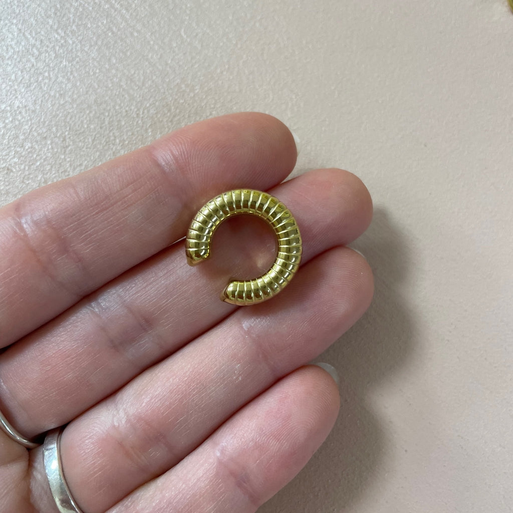 Earcuff / Bague d'oreille en acier inoxydable - Farfelue