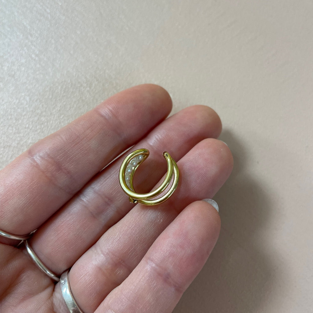 Earcuff / Bague d'oreille en acier inoxydable - Farfelue