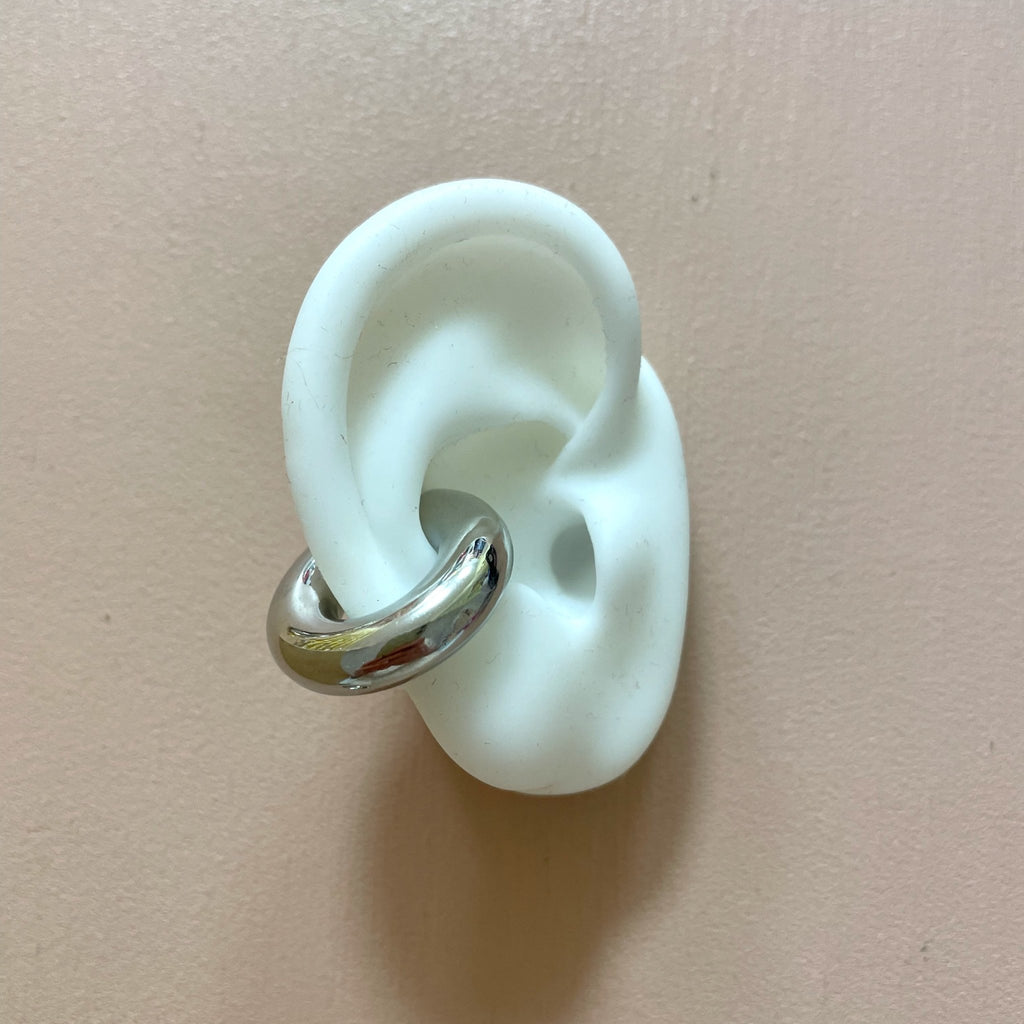 Earcuff / Bague d'oreille en acier inoxydable - Farfelue