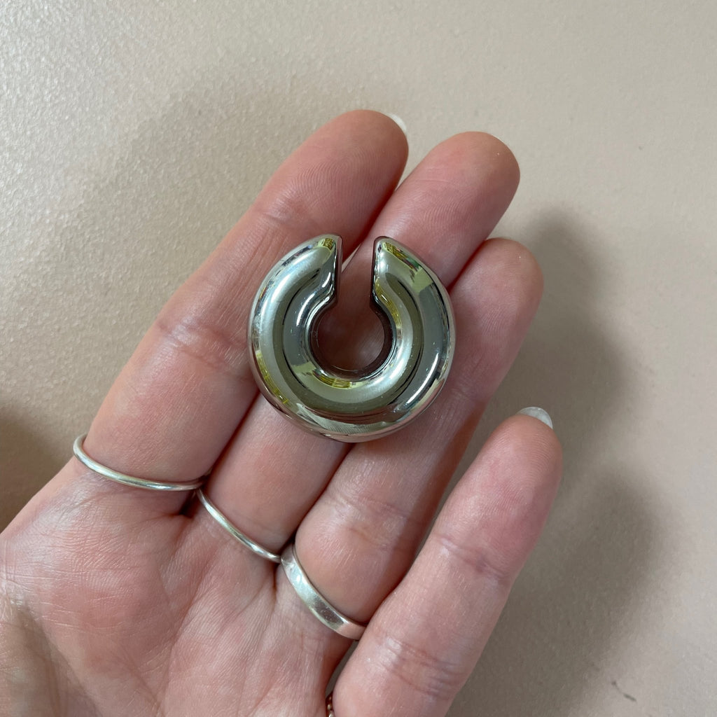 Earcuff / Bague d'oreille en acier inoxydable - Farfelue
