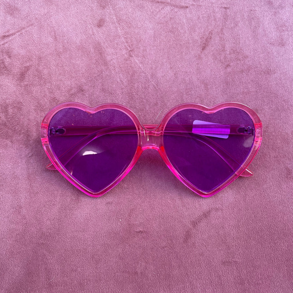 Lunette de soleil en forme de coeur - Farfelue