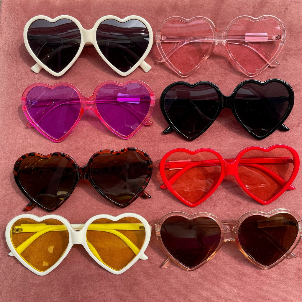 Lunette de soleil en forme de coeur - Farfelue