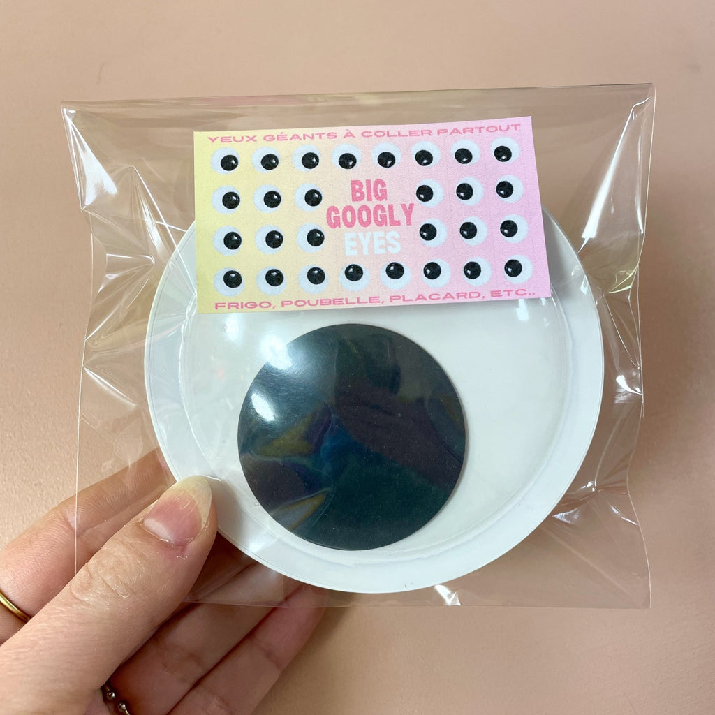 Maxi yeux "Googly eyes" autocollants - Farfelue
