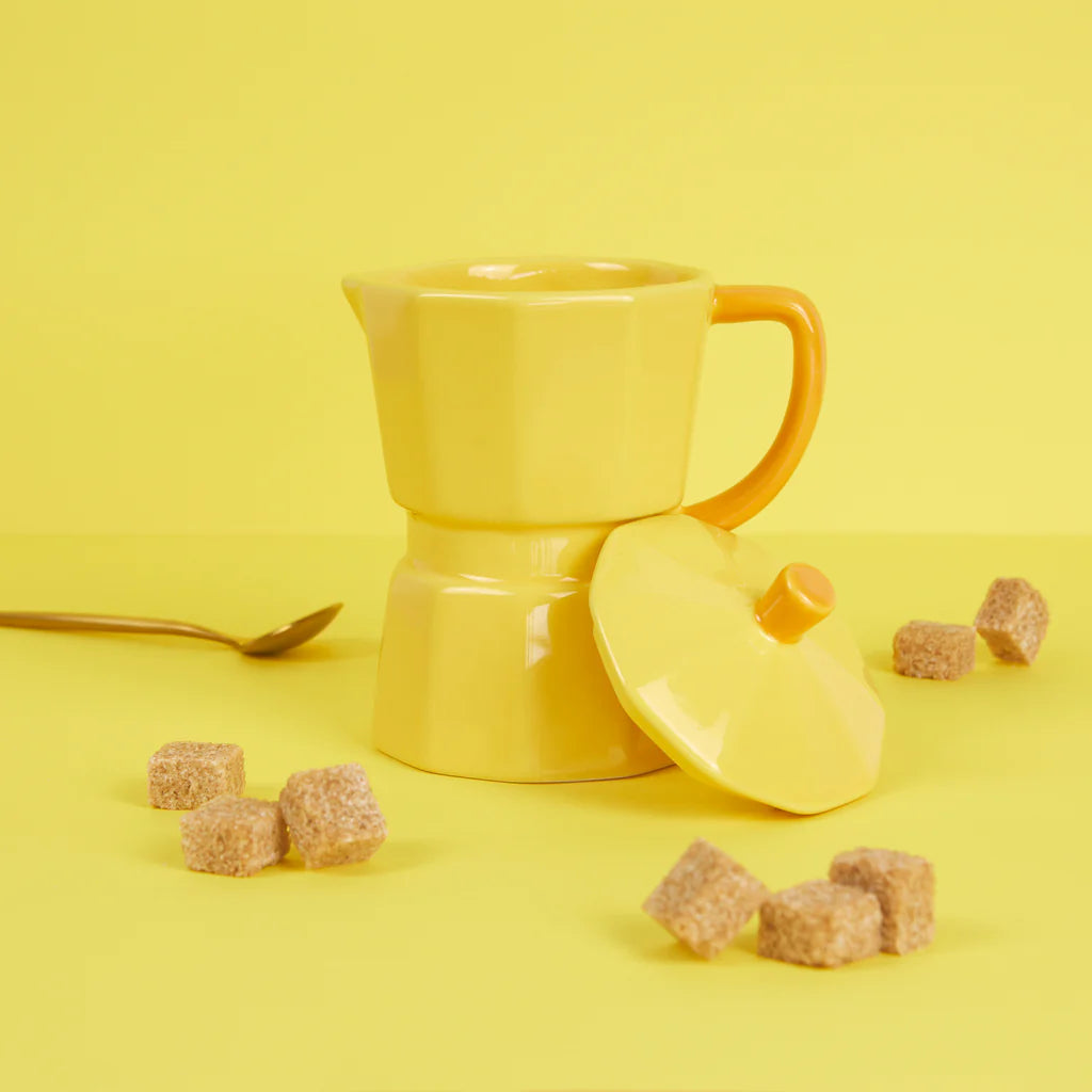 Tasse en forme de cafetière italienne