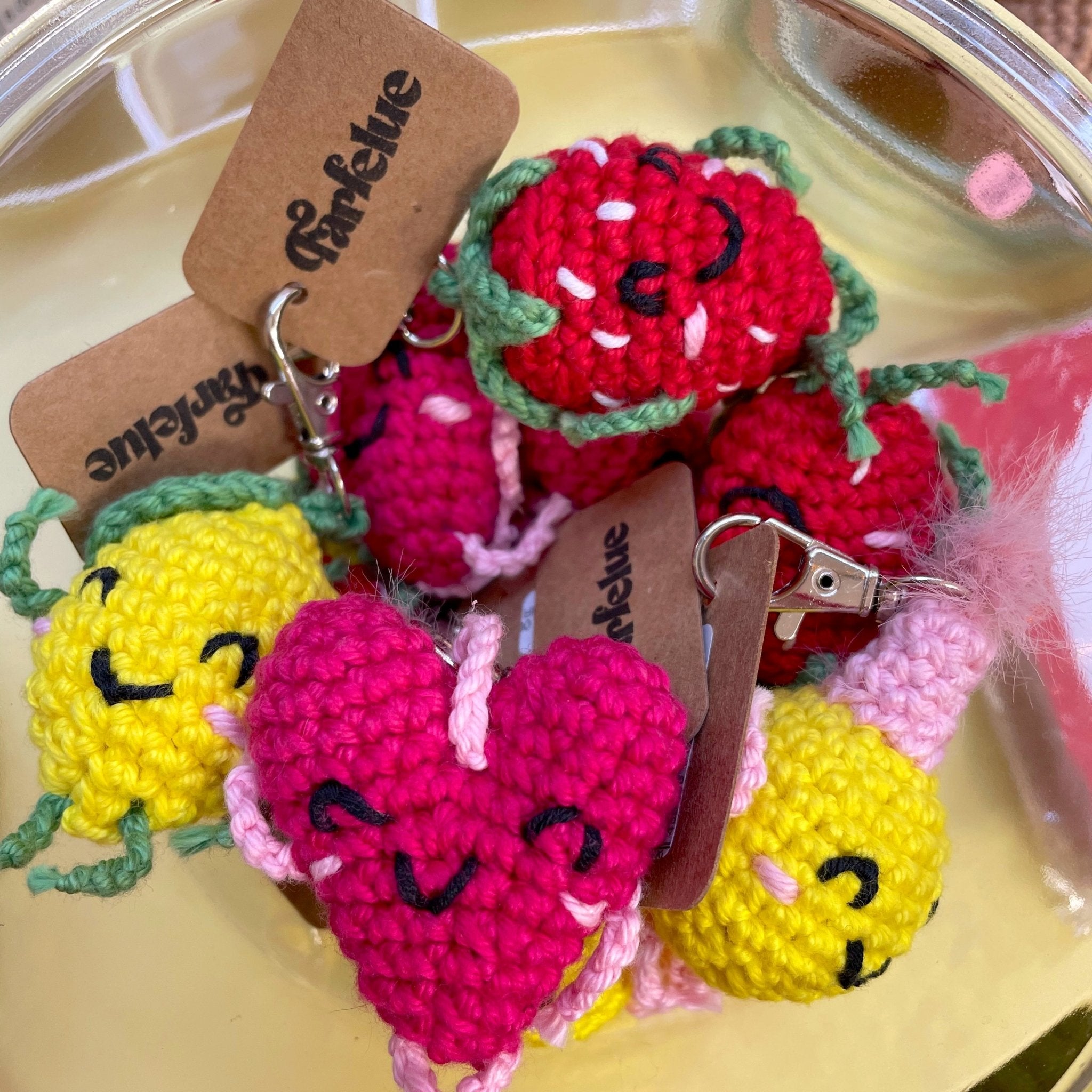 Porte - clé Farfelue en crochet fait main - Farfelue