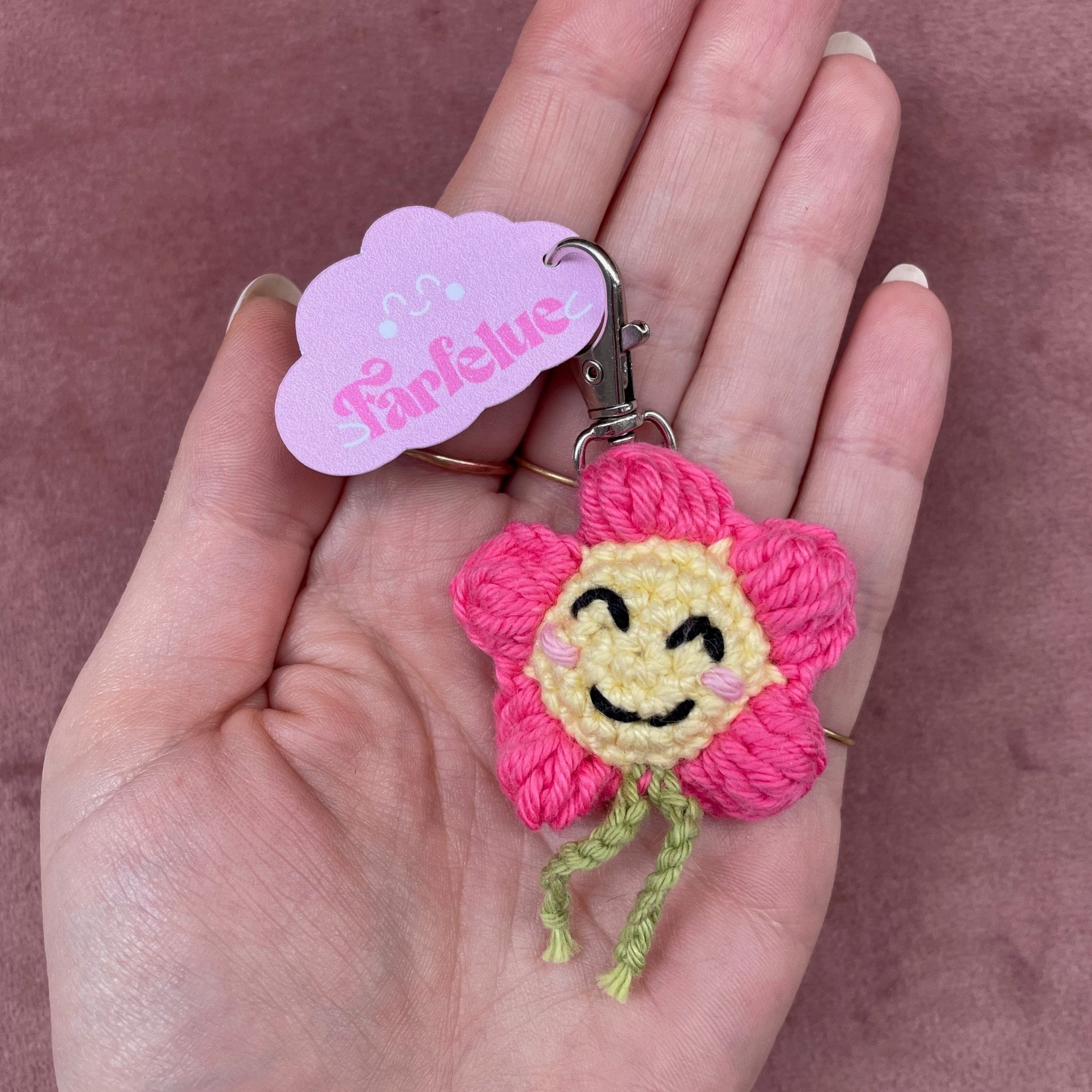 Porte - clé Farfelue en crochet fait main - Farfelue