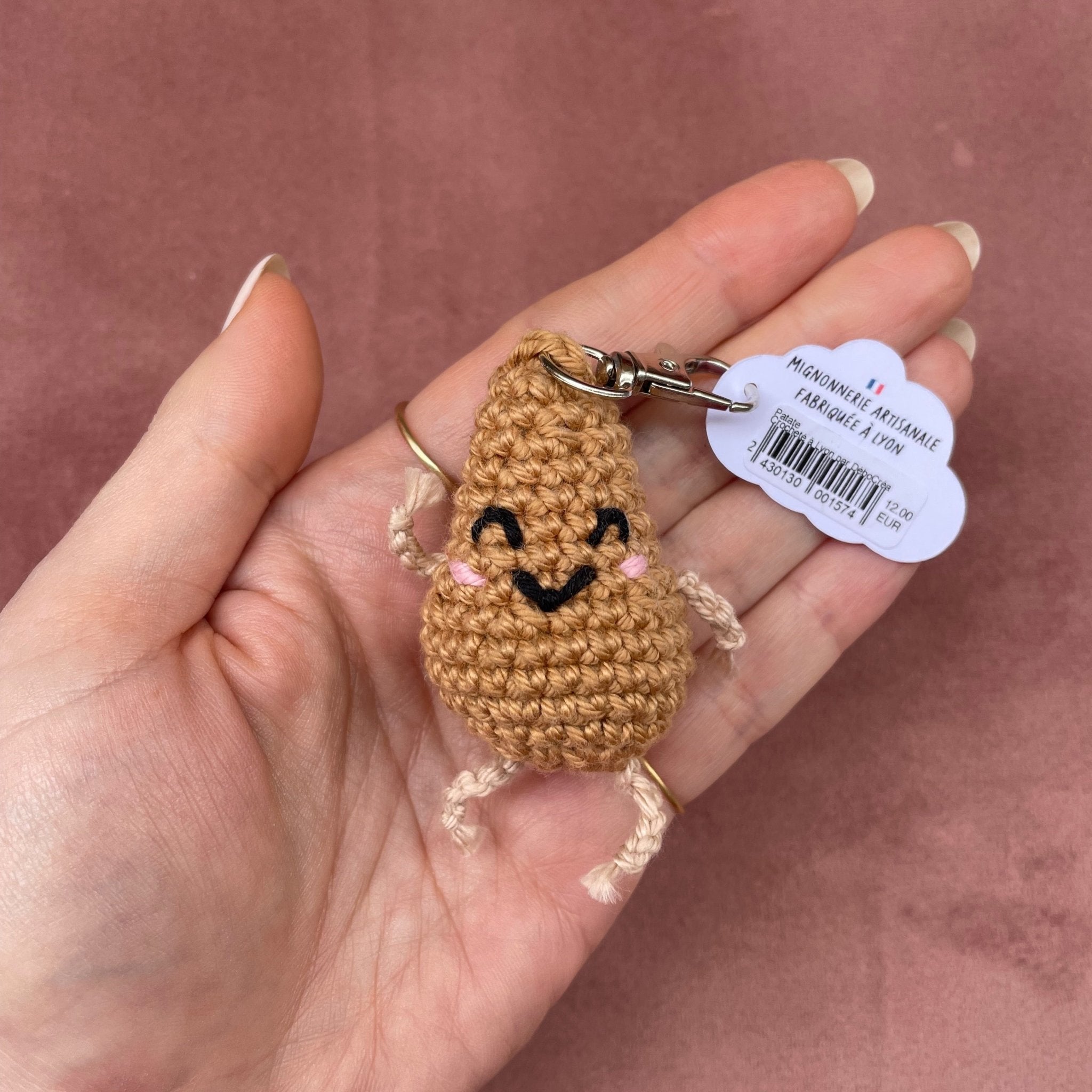 Porte - clé Farfelue en crochet fait main - Farfelue