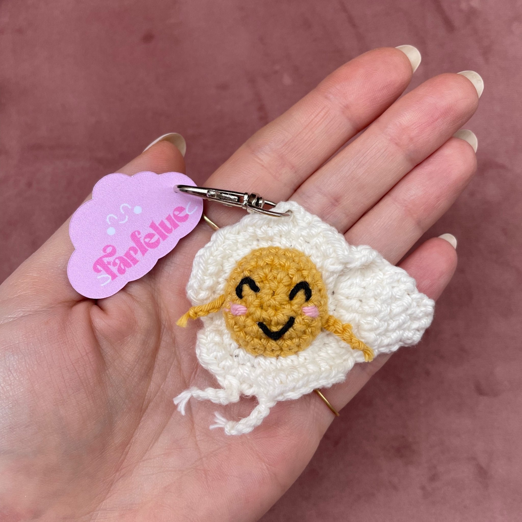 Porte - clé Farfelue en crochet fait main - Farfelue