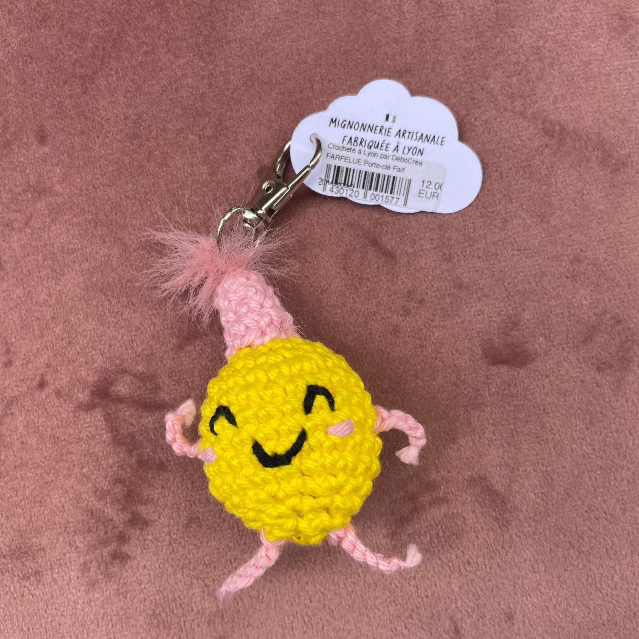 Porte - clé Farfelue en crochet fait main - Farfelue