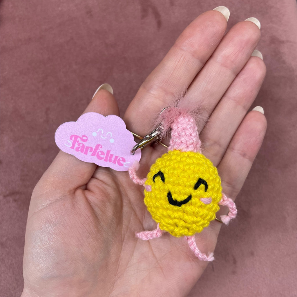 Porte - clé Farfelue en crochet fait main - Farfelue