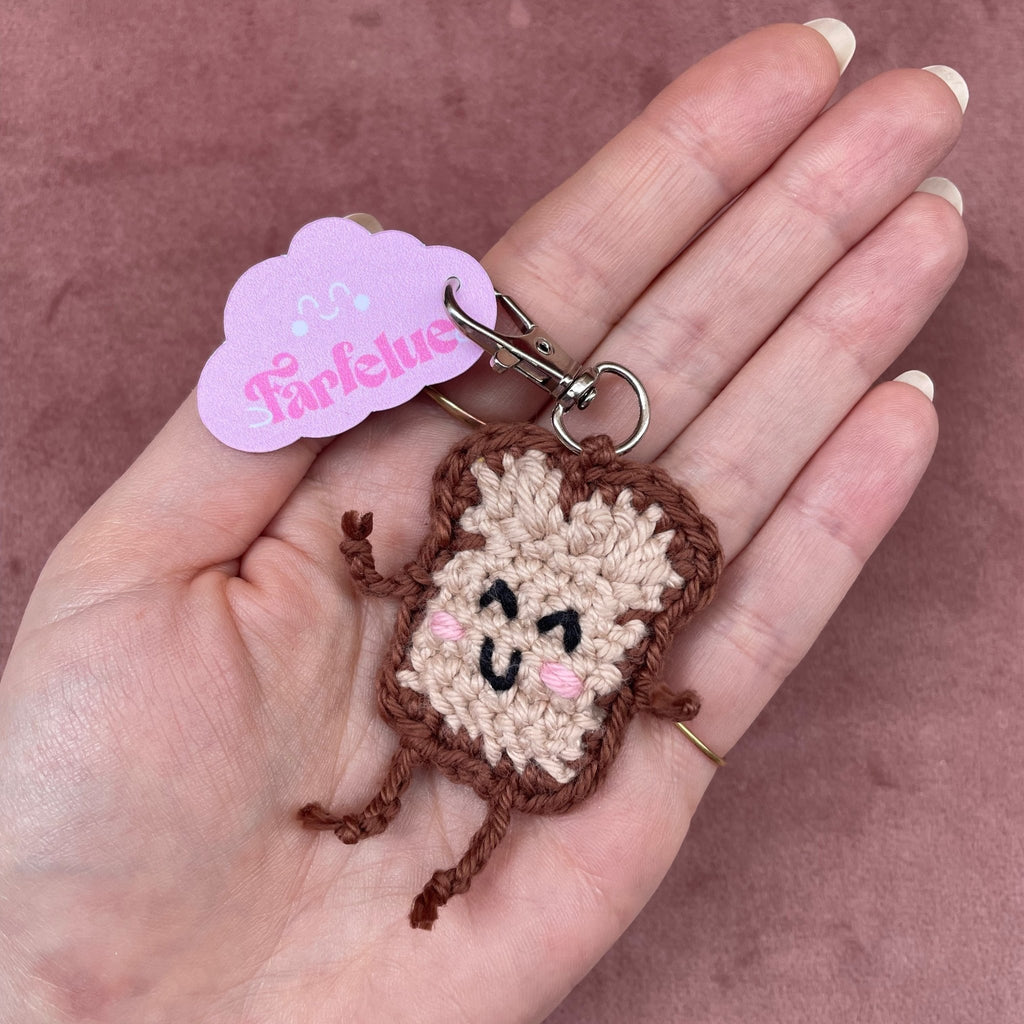 Porte - clé Farfelue en crochet fait main - Farfelue